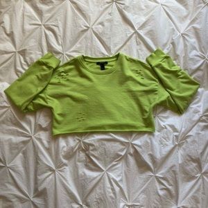 Forever 21 sweatshirt crop top